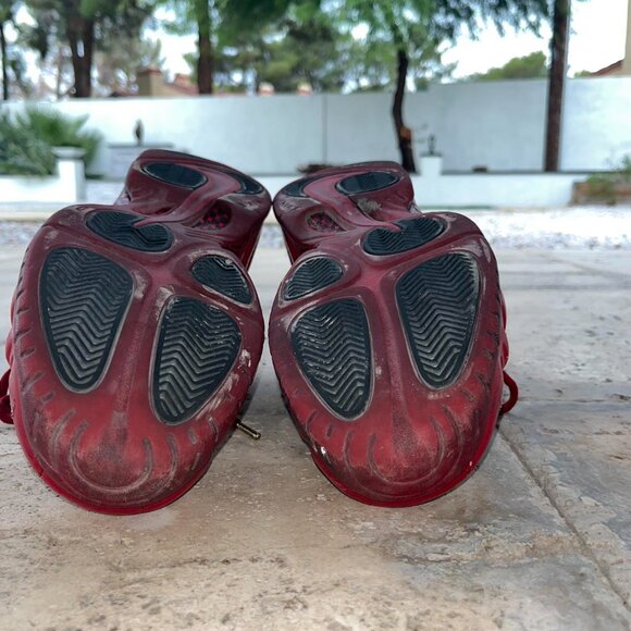 Nike Air Foamposite Pro Gym Red Size 12.5 - Picture 7 of 8